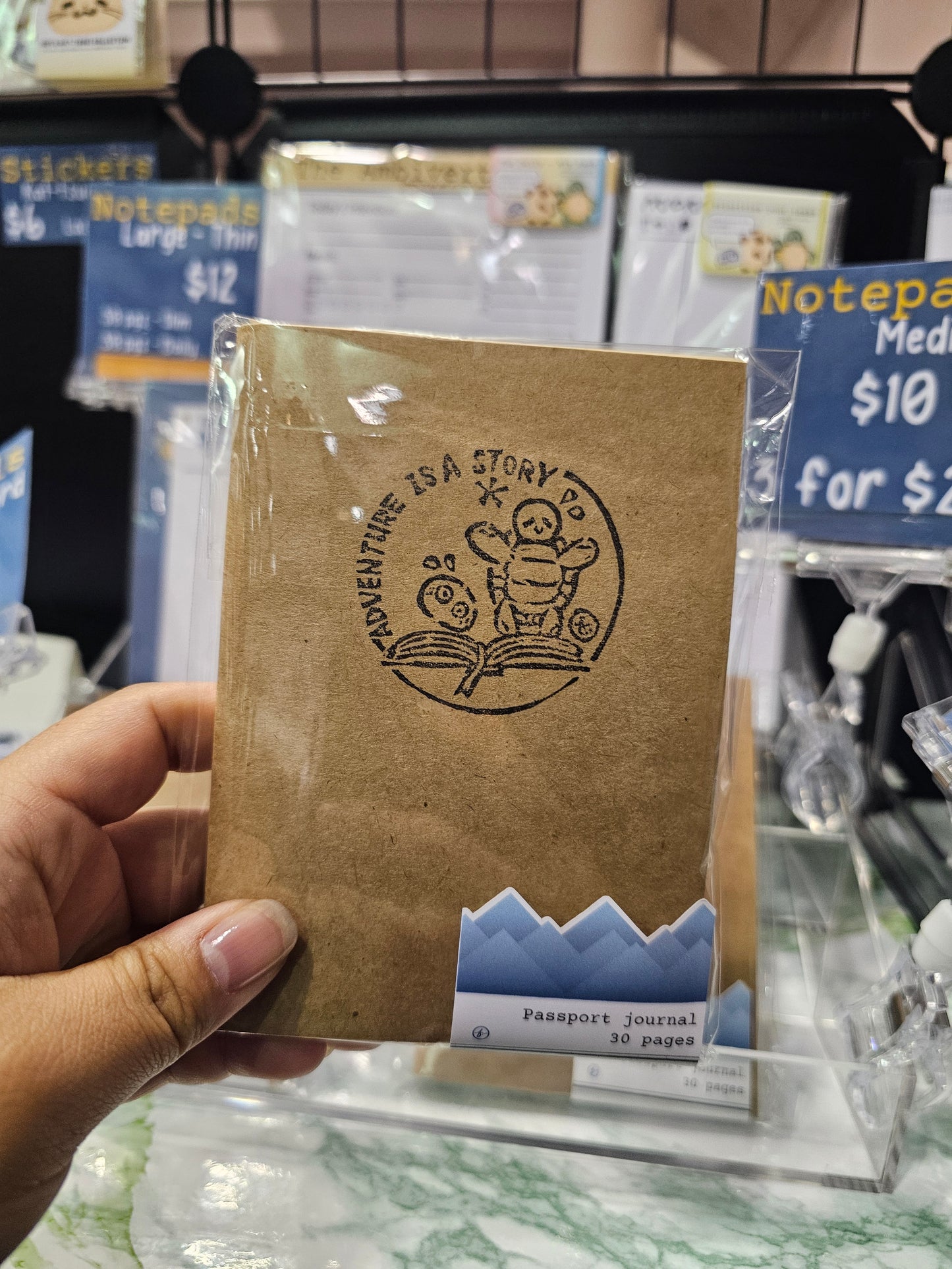 Passport Journal — Adventure Is a Story | 3.5" × 5"