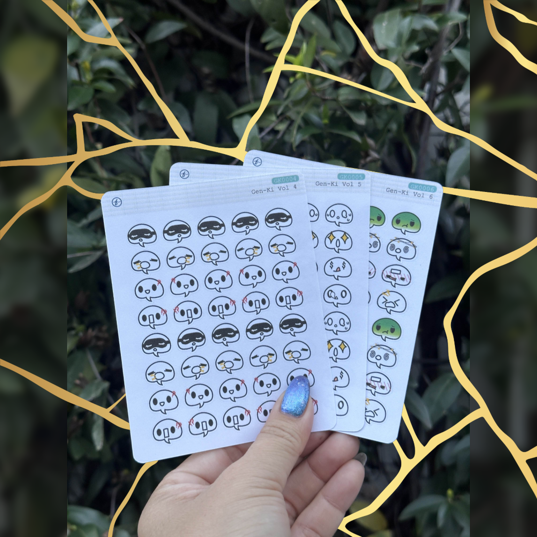 GenKi Sticker sheet Vol 6