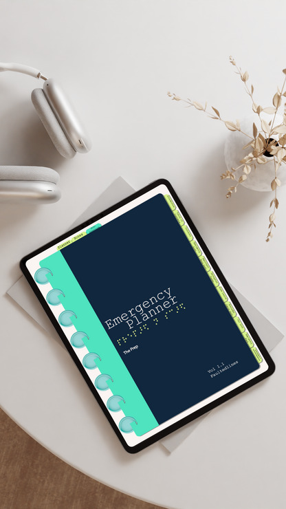 Prepared, Not Scared: Emergency Planner (Digital Download) — Disaster Prep Printable Planner
