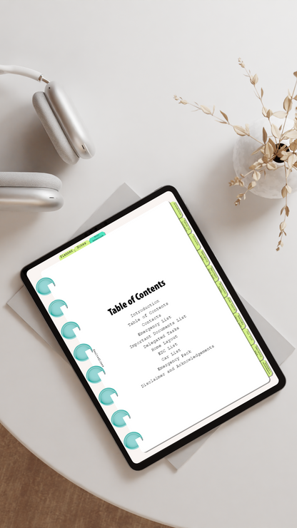 Prepared, Not Scared: Emergency Planner (Digital Download) — Disaster Prep Printable Planner