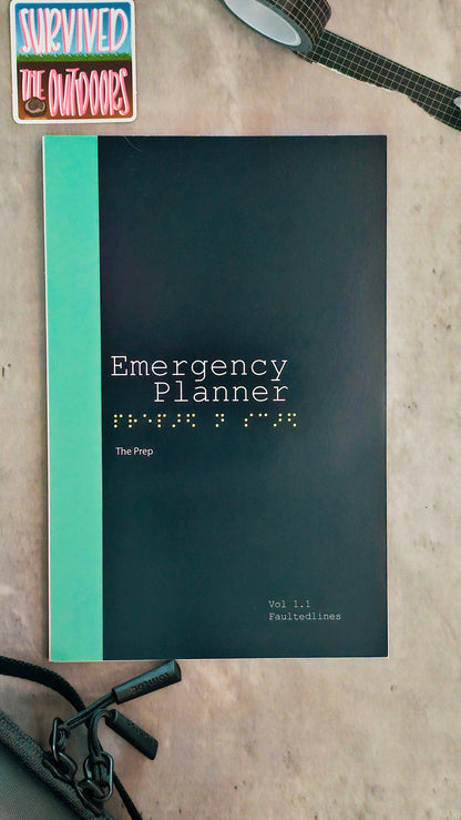 Prepared, Not Scared: Emergency Planner (First Edition) — Loose Leaf Disaster Prep Planner | Half Letter 5.5" x 8.5"