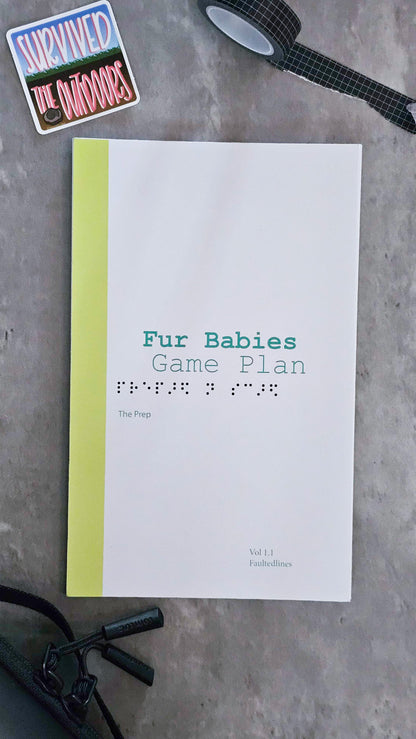 Prepared, Not Scared: The Game Plans (First Edition) — Household Emergency Planning Guide | Half Letter 5.5" x 8.5"