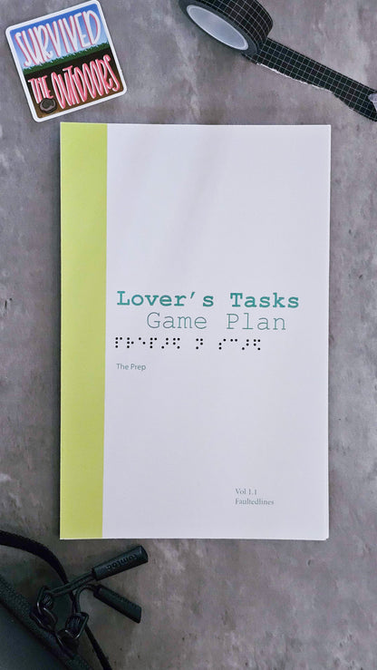 Prepared, Not Scared: The Game Plans (First Edition) — Household Emergency Planning Guide | Half Letter 5.5" x 8.5"