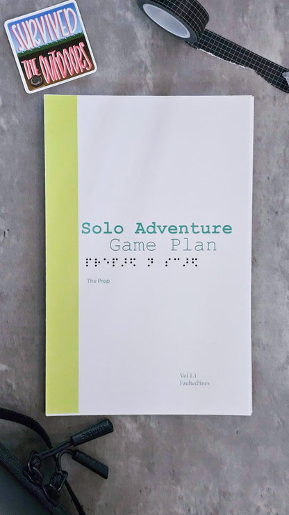 Prepared, Not Scared: The Game Plans (First Edition) — Household Emergency Planning Guide | Half Letter 5.5" x 8.5"