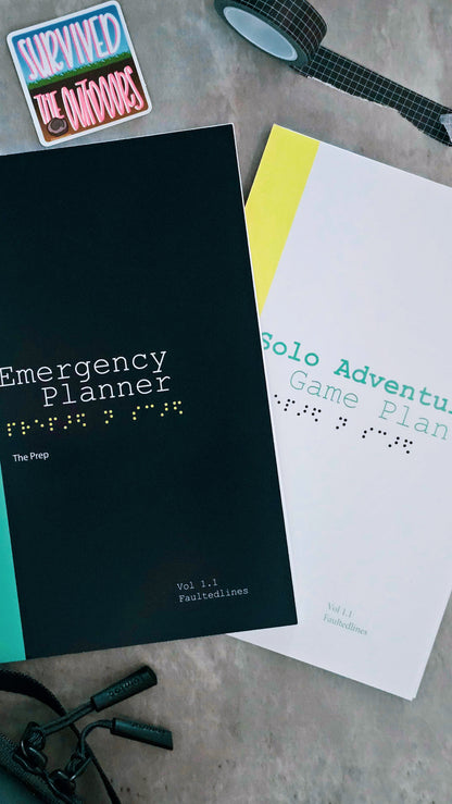 Prepared, Not Scared: Emergency Planner (First Edition) — Loose Leaf Disaster Prep Planner | Half Letter 5.5" x 8.5"
