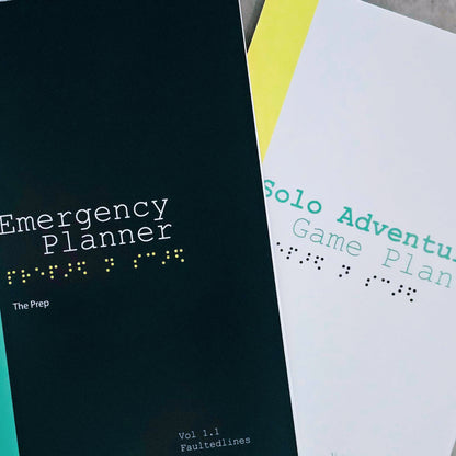 Prepared, Not Scared: The Game Plans (First Edition) — Household Emergency Planning Guide | Half Letter 5.5" x 8.5"