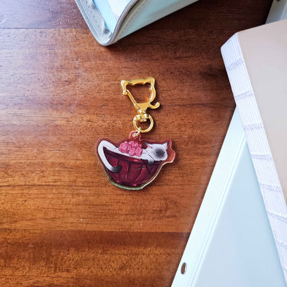 Mystery Acrylic Keychain — Kat-tsugi Collection | 2.25" x 2.5"