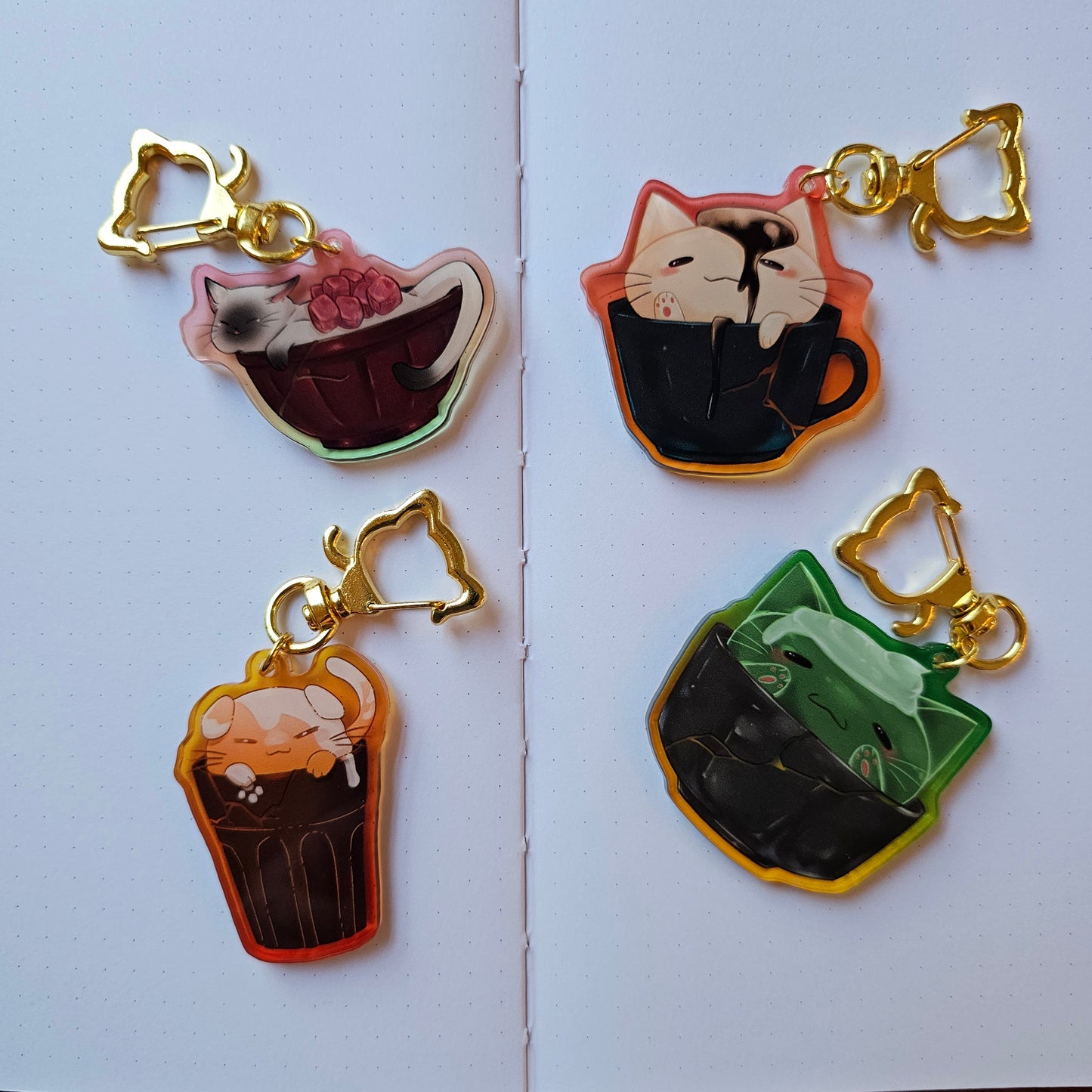 Kat-tsugi Acrylic Keychains