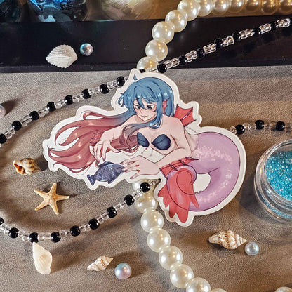 Waterproof Die-Cut Vinyl Sticker — Mermaid Form of Maira Sideria | 2.25" x 3"