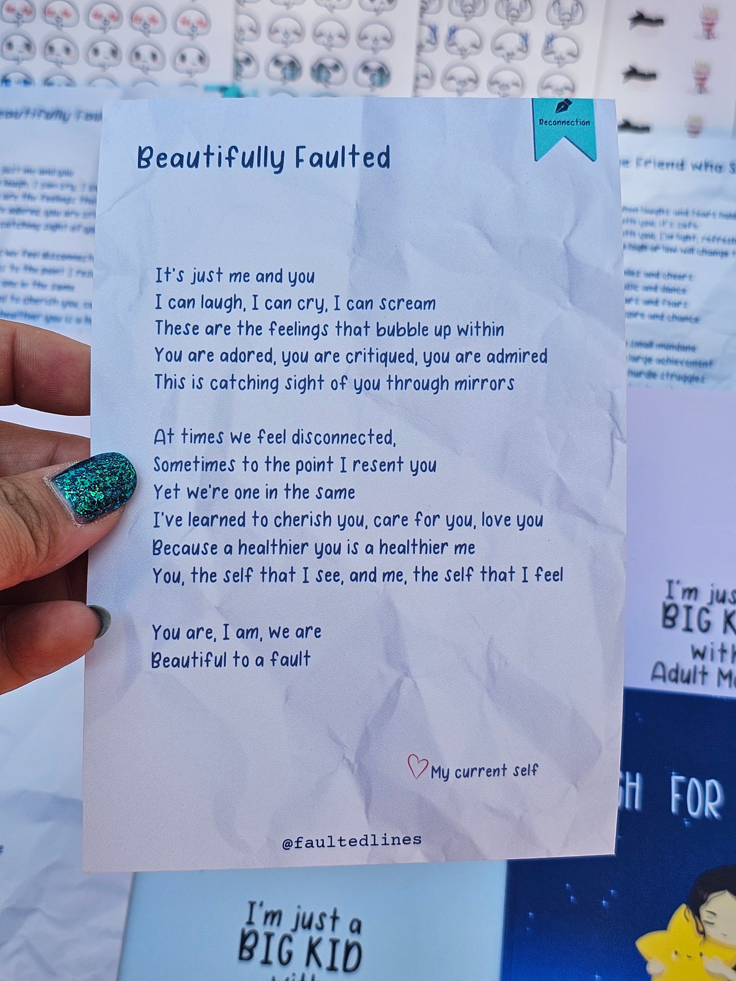 Beautifully Faulted | Luster Paper Print | 4" × 6"