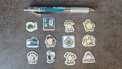 Mini Tart Sticker Set | Die-Cut Sticker Bundle | 1" x 1"