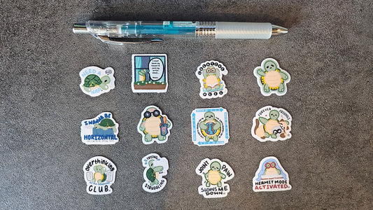 Mini Tart Sticker Set | Die-Cut Sticker Bundle | 1" x 1"