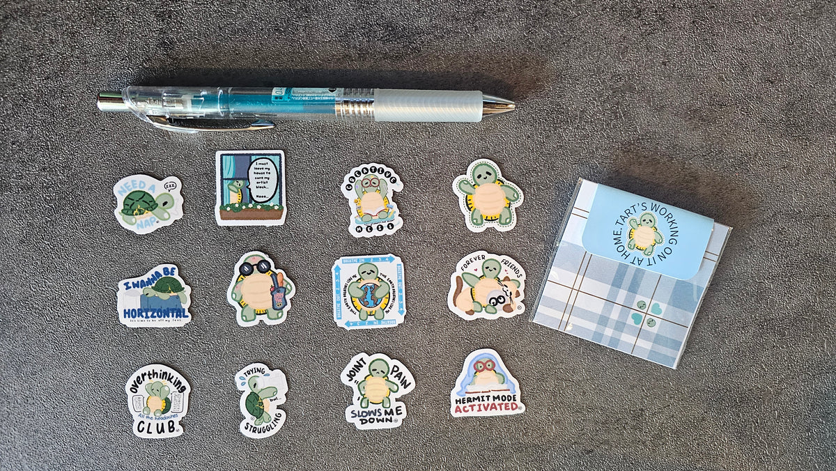 Mini Tart Sticker Set | Die-Cut Sticker Bundle | 1" x 1"
