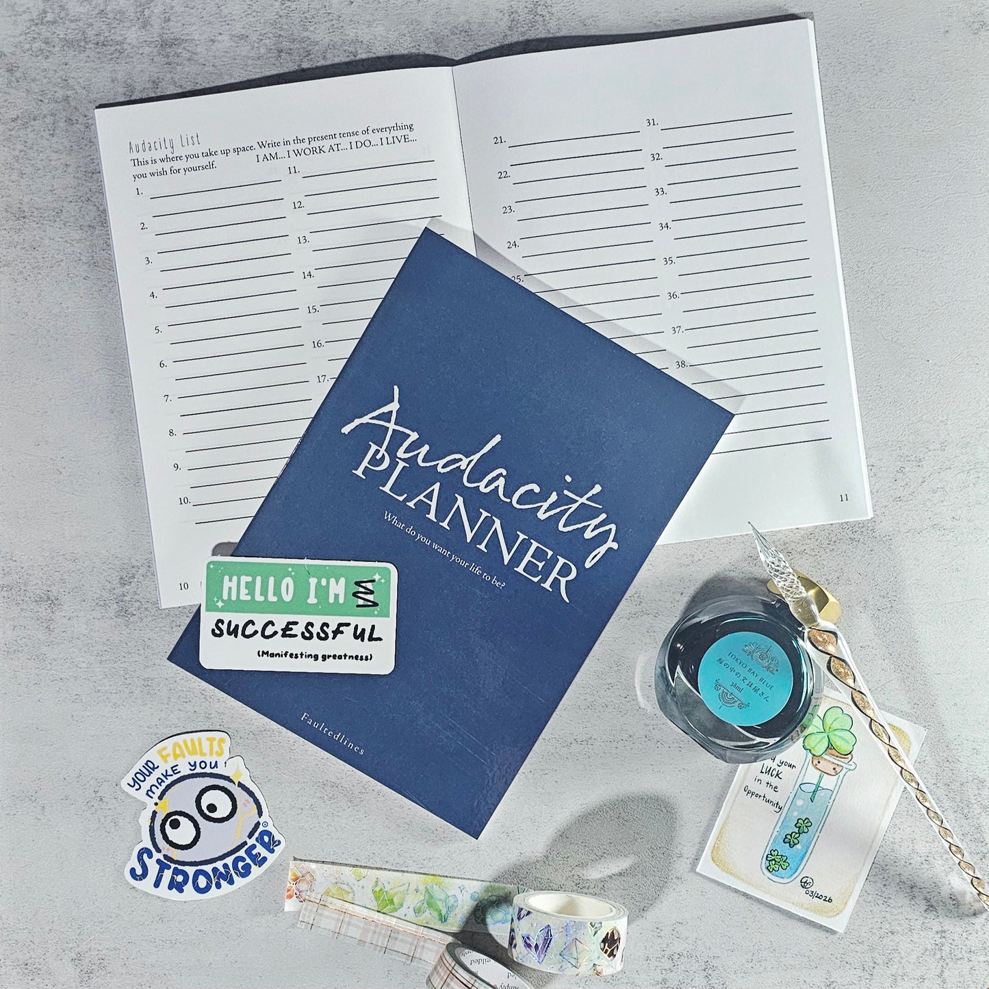PREORDER: Audacity Planner — Goal Setting | Soft Cover Bound | A5 (5.83" × 8.27")
