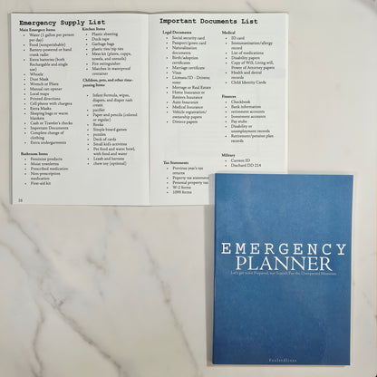 PREORDER: Emergency Planner – Edition 2 | Disaster Prep Notebook | A5 (5.83" × 8.27")