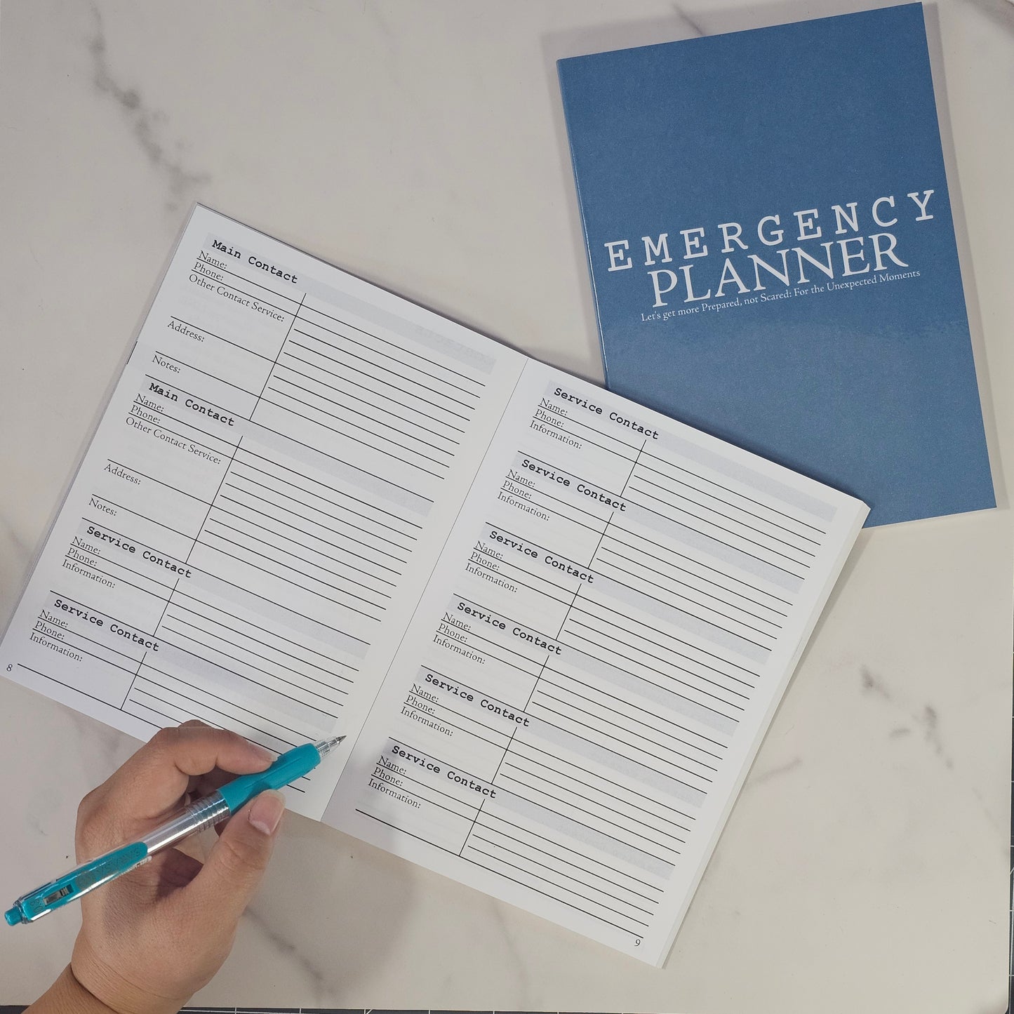 PREORDER: Emergency Planner – Edition 2 | Disaster Prep Notebook | A5 (5.83" × 8.27")