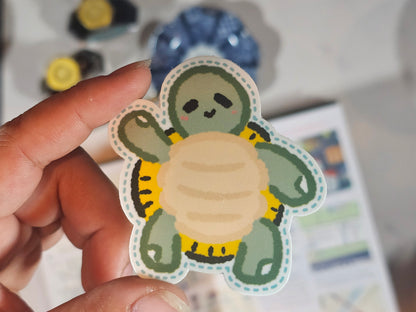 Tart Stitch Illustration | Die-cut Sticker | 2.4" x 2.5"