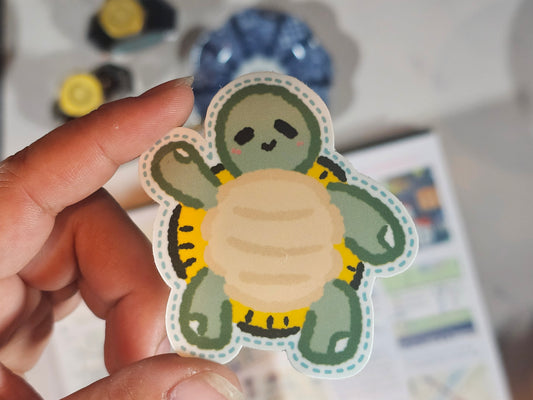 Tart Stitch Illustration | Die-cut Sticker | 2.4" x 2.5"