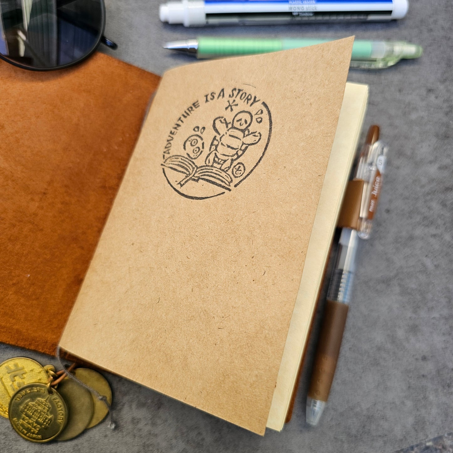Passport Journal — Adventure Is a Story | 3.5" × 5"