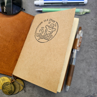 Passport Journal — Adventure Is a Story | 3.5" × 5"