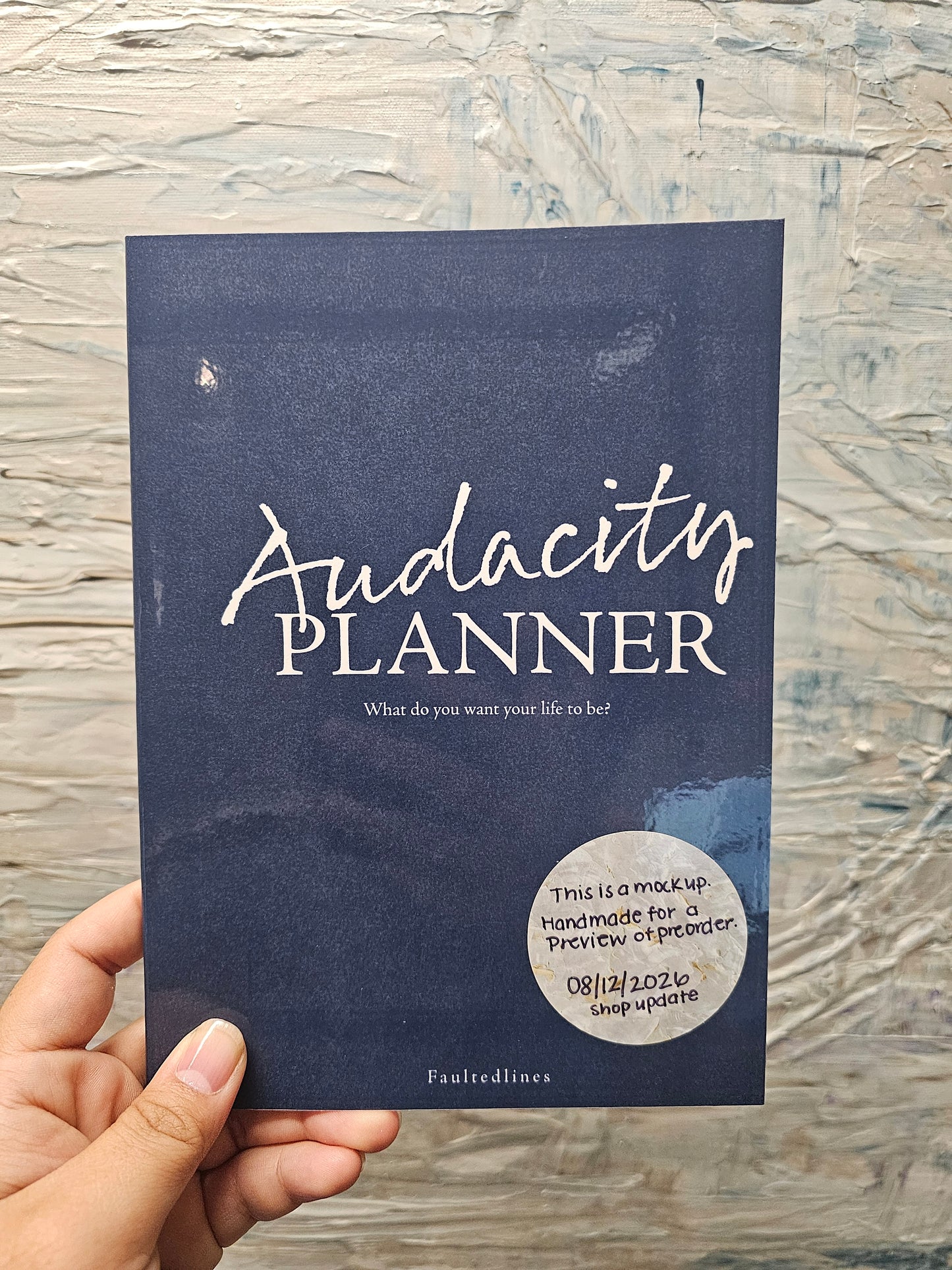 PREORDER: Audacity Planner — Goal Setting | Soft Cover Bound | A5 (5.83" × 8.27")