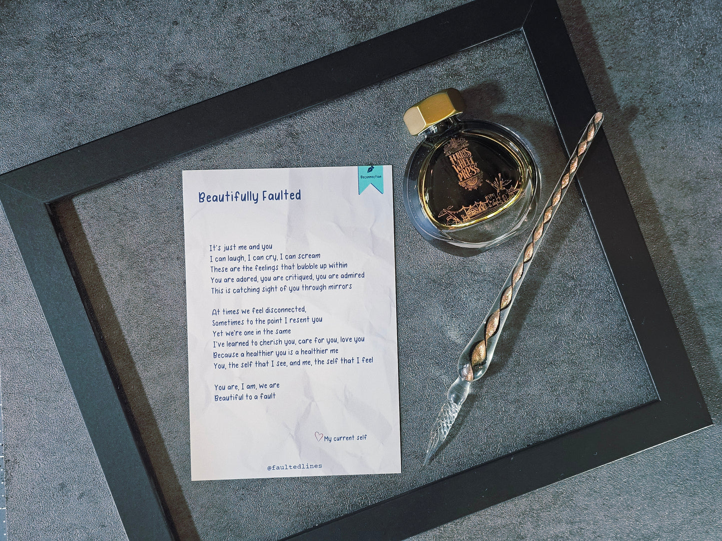 Beautifully Faulted | Luster Paper Print | 4" × 6"