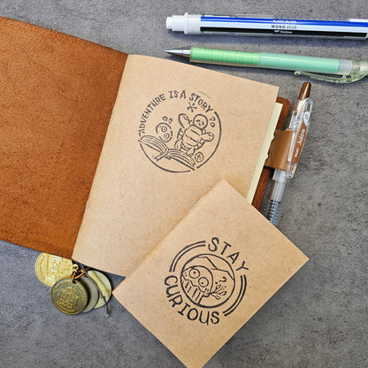 Mini Journal — Stay Curious | 2.5" × 3.5"