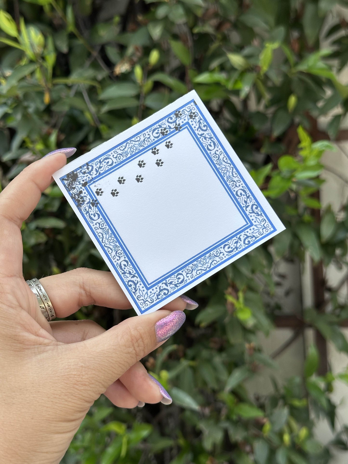 Pixel Plate Notepad — Katsugi | 20 Sheets | Small 3" x 3"