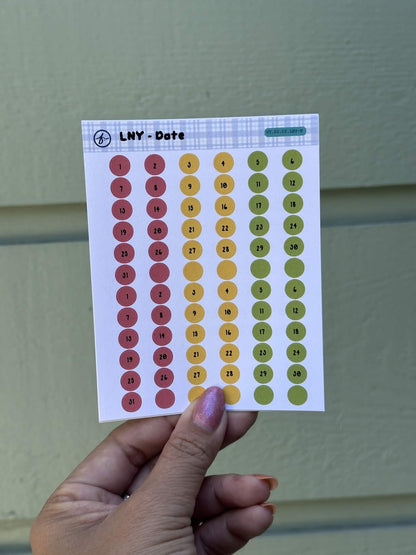 Paper Sticker Sheet Set — Color Shapes: Lunar New Year | 3.5" × 4.25"