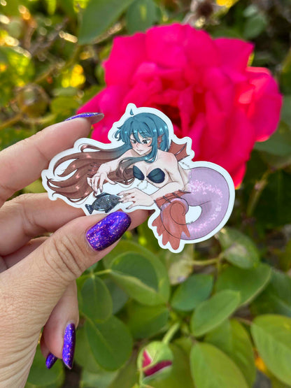 Waterproof Die-Cut Vinyl Sticker — Mermaid Form of Maira Sideria | 2.25" x 3"