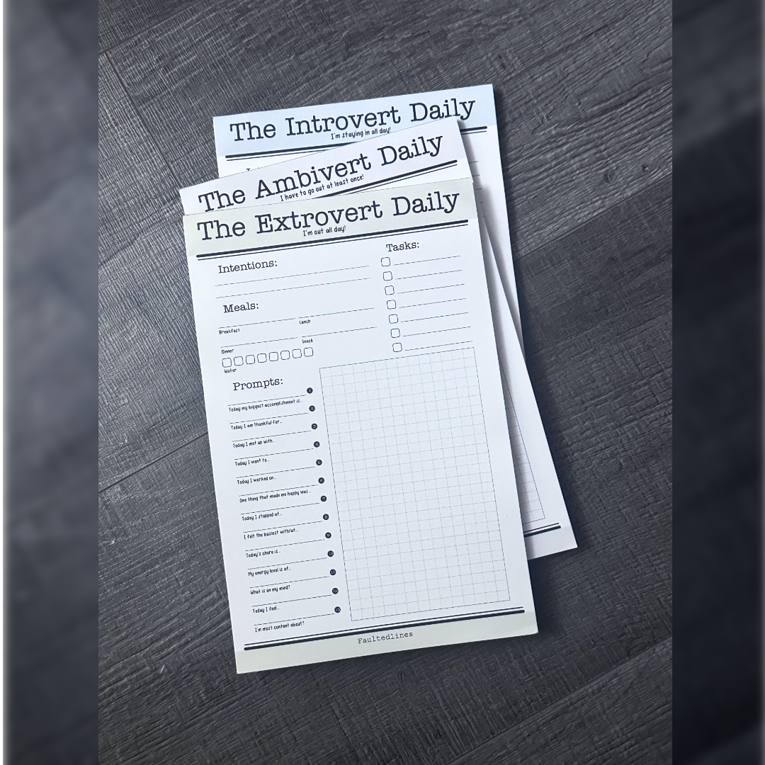 Introvert Daily Insert Notepad