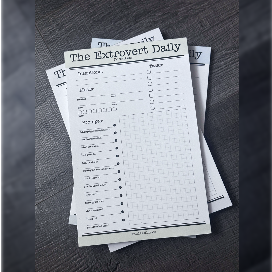 Introvert Daily Insert Notepad