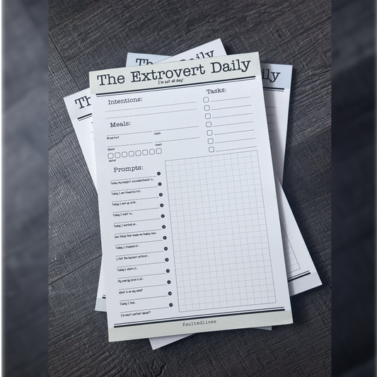 Extrovert Daily Insert Notepad