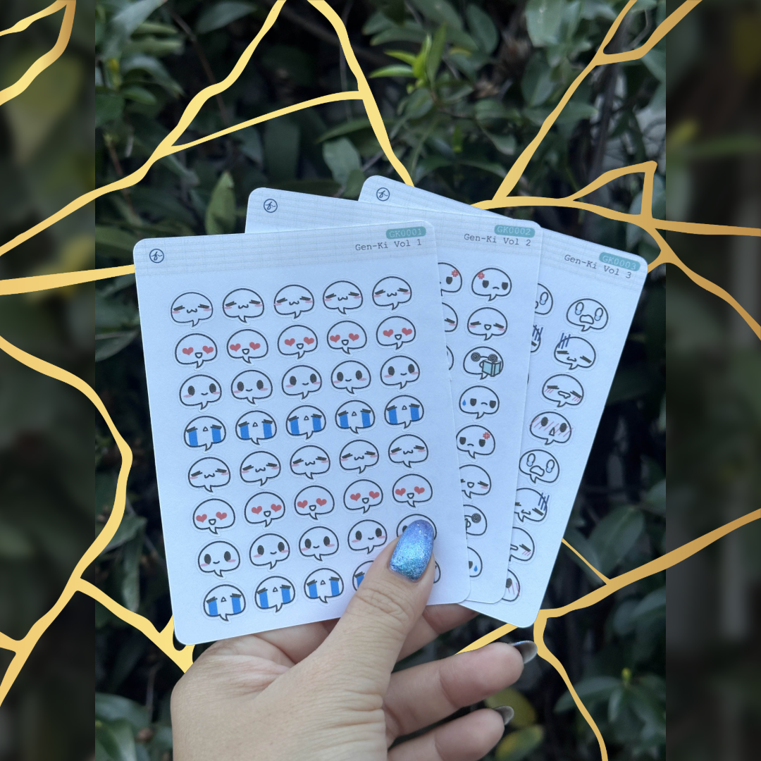 GenKi Sticker sheet Vol 3