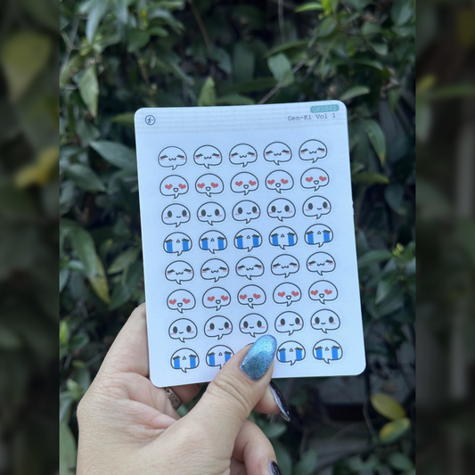 GenKi Sticker sheet Vol 1
