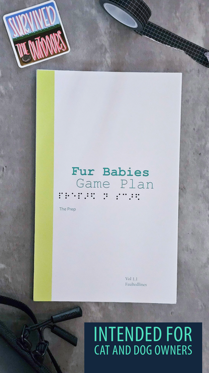 Prepared, Not Scared: The Game Plans (First Edition) — Household Emergency Planning Guide | Half Letter 5.5" x 8.5"
