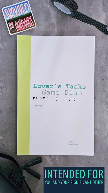 Prepared, Not Scared: The Game Plans (First Edition) — Household Emergency Planning Guide | Half Letter 5.5" x 8.5"
