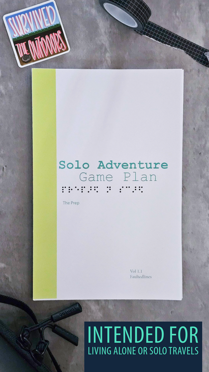 Prepared, Not Scared: The Game Plans (First Edition) — Household Emergency Planning Guide | Half Letter 5.5" x 8.5"