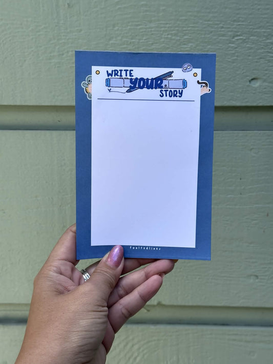 Write Your Story Notepad | 20 Sheets | 4" × 6"